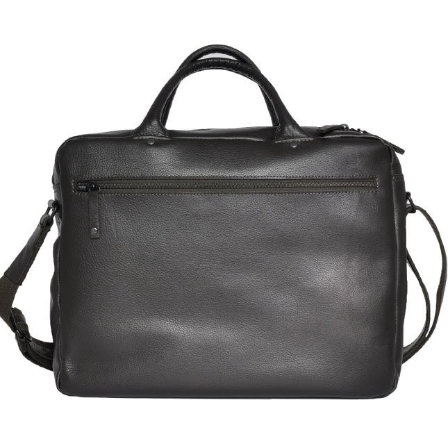 Skórzana torba na laptopa DAAG Albedo 12 ciemnobrązowa